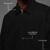 Veste Coaches en toile de coton - Noir