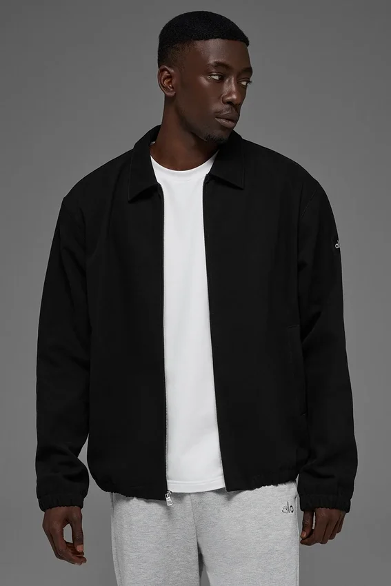 Veste Coaches en toile de coton - Noir
