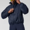 Veste à col rond et demi-zip Latitude Light Weight - Bleu marine