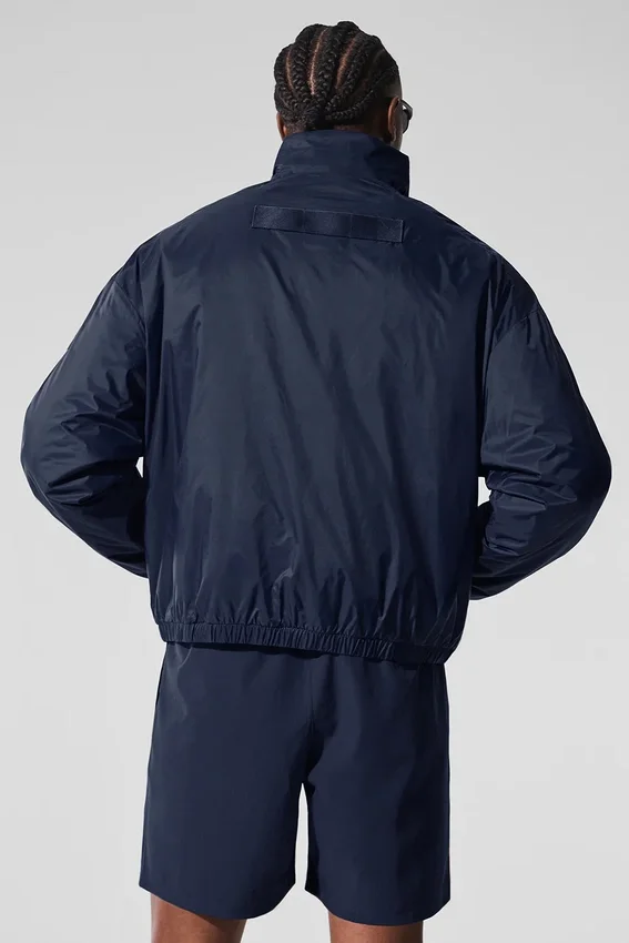 Veste à col rond et demi-zip Latitude Light Weight - Bleu marine