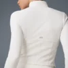 Veste corset Airbrush à fermeture éclair intégrale - Ivoire