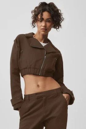 Veste Cosmopolitan courte - Espresso