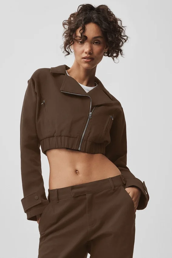 Veste Cosmopolitan courte - Espresso