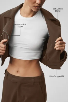 Veste Cosmopolitan courte – Espresso