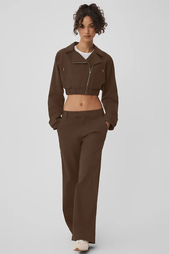 Veste Cosmopolitan courte - Espresso
