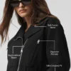 Veste Cosmopolitan courte - Noir