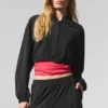 Veste courte Breezy à fermeture éclair intégrale - Noir