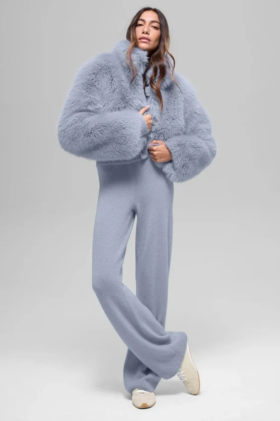 Veste courte en fausse fourrure somptueuse - Winter Frost