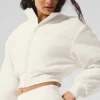 Veste courte en polaire « Wintry Mix » - Ivoire