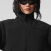 Veste courte en polaire Wintry Mix - Noir