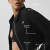 Veste courte à fermeture éclair intégrale « Fan Favorite » - Noir