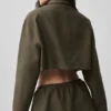 Veste courte à fermeture éclair intégrale « Fan Favorite » - Olive Tree