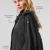 Veste courte Game Time à fermeture éclair intégrale - Noir