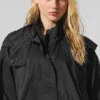 Veste courte Game Time à fermeture éclair intégrale - Noir