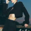 Veste courte « Main Character » - Noir