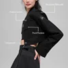 Veste courte « Main Character » - Noir