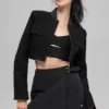 Veste courte « Main Character » - Noir