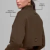 Veste courte Serenity - Espresso