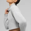 Veste courte Serenity – Gris chiné athlétique