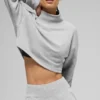 Veste courte Serenity – Gris chiné athlétique