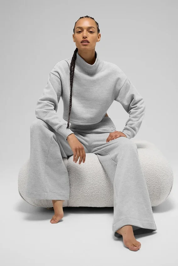 Veste courte Serenity – Gris chiné athlétique