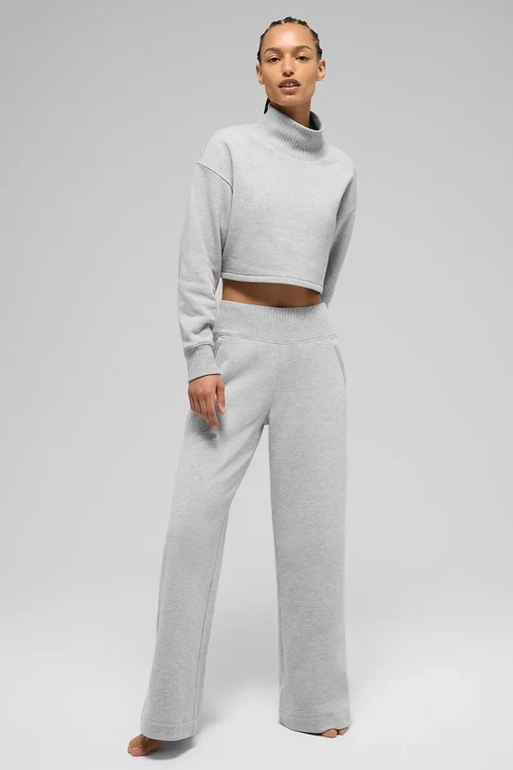 Veste courte Serenity – Gris chiné athlétique