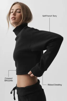 Veste courte Serenity – Noir