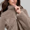 Veste courte Sherpa Slope Side - Chai Latte