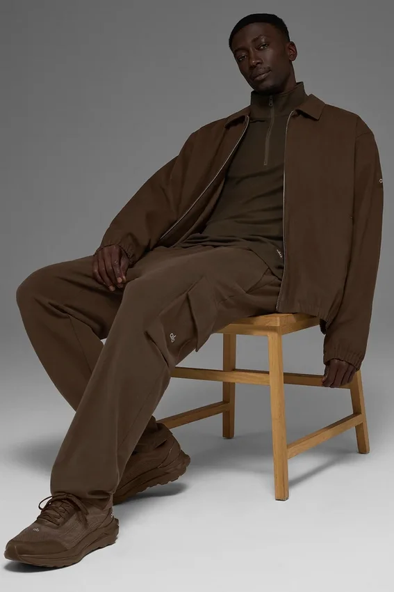 Veste de coach en toile de coton - Espresso