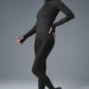 Veste de course à capuche Airlift Winter Warm — Noir