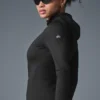 Veste de course à capuche Airlift Winter Warm — Noir