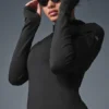 Veste de course à capuche Airlift Winter Warm — Noir