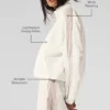 Veste de sport Origin à fermeture éclair intégrale - Ivoire