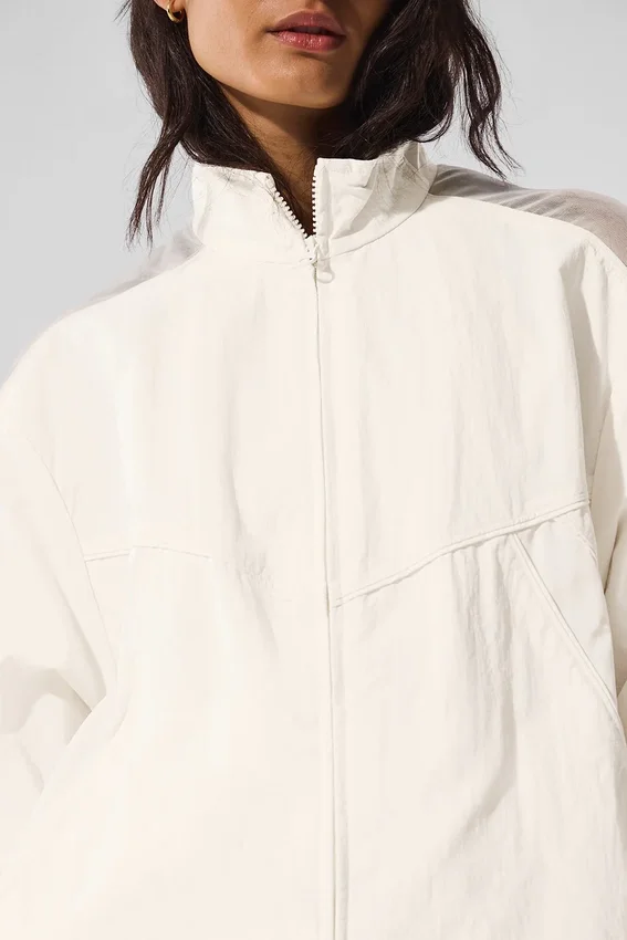 Veste de sport Origin à fermeture éclair intégrale - Ivoire
