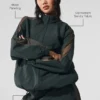 Veste de sport Origin à fermeture éclair intégrale - Vert anthracite
