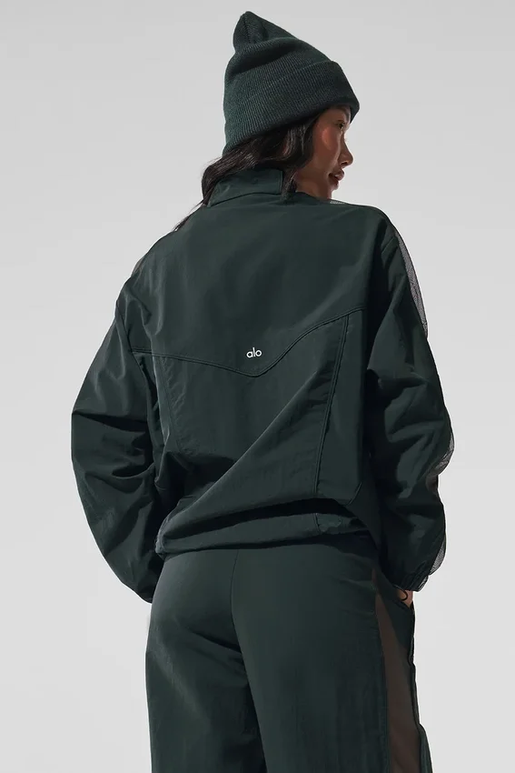 Veste de sport Origin à fermeture éclair intégrale - Vert anthracite