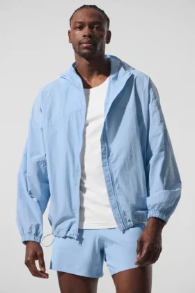 Veste de sport Vantage en nylon ripstop - Bleu coquillage