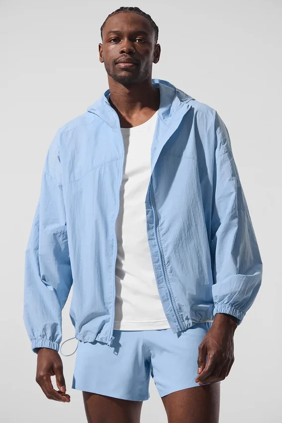 Veste de sport Vantage en nylon ripstop - Bleu coquillage