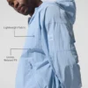 Veste de sport Vantage en nylon ripstop - Bleu coquillage