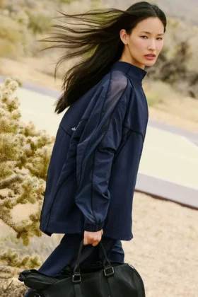 Veste de survêtement Origin à fermeture éclair intégrale - Bleu marine/Noir