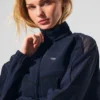 Veste de survêtement Origin à fermeture éclair intégrale - Bleu marine/Noir