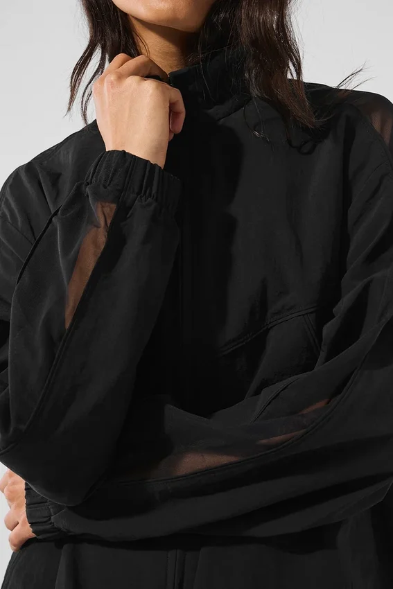 Veste de survêtement Origin à fermeture éclair intégrale - Noir