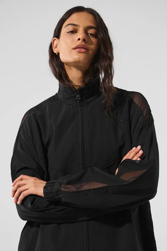 Veste de survêtement Origin à fermeture éclair intégrale - Noir