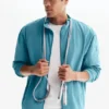 Veste de survêtement Takeaway à fermeture éclair intégrale - Blue Breeze