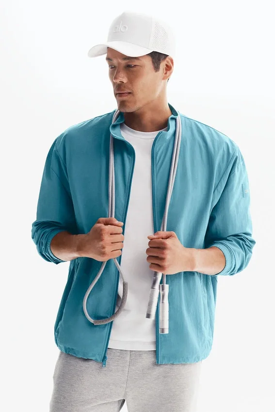 Veste de survêtement Takeaway à fermeture éclair intégrale - Blue Breeze