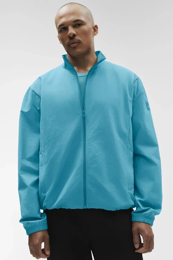 Veste de survêtement Takeaway à fermeture éclair intégrale - Blue Breeze