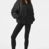 Veste à demi-zip légère Latitude – Noir
