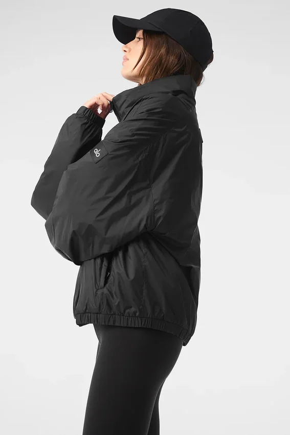Veste à demi-zip légère Latitude – Noir