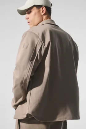 Veste Edition en suédine – Gravel