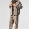 Veste Edition en suédine - Gravel